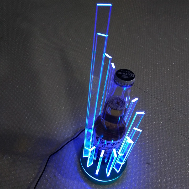 Modern Design LED Base Liquor Bottle Glorifier Display for Beer