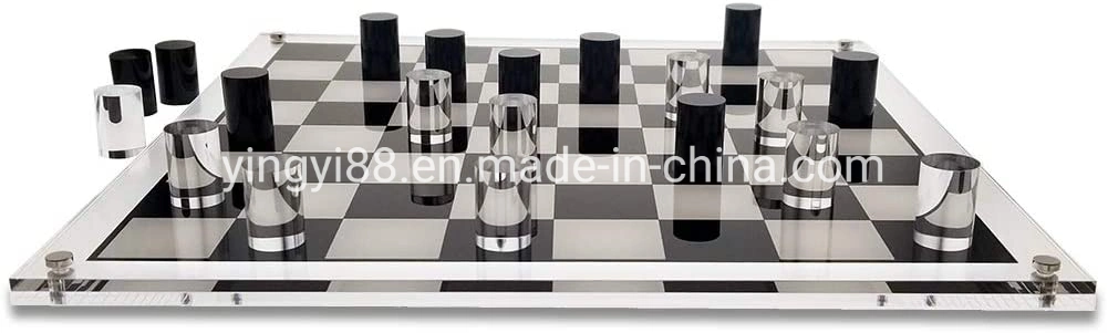 Hot Selling 3D Luxe Acrylic Checkers Set