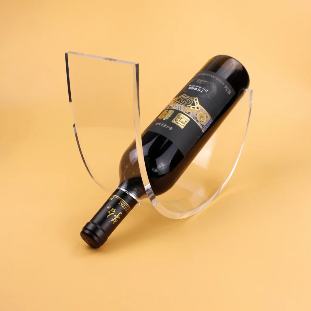 High Quality Acrylic Wine Rack Display for Store Bar