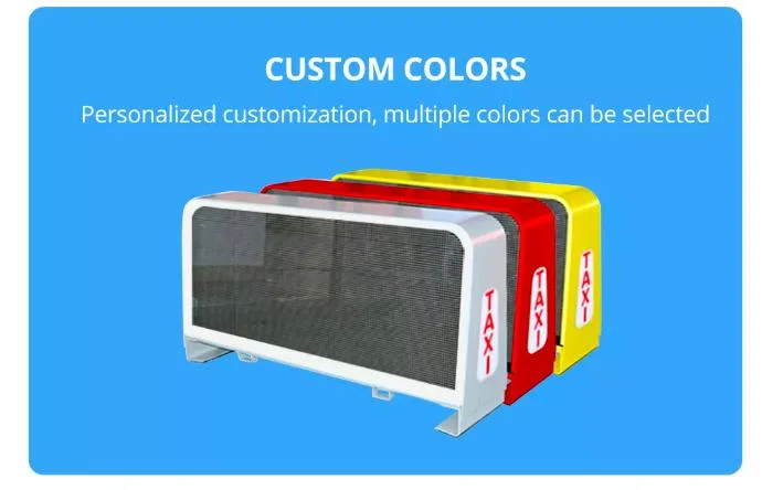 P2.5 P4 5g Outdoor High Quality Taxi Top LED Screen Display for Car Trailer Bottle Bus Advertising Car